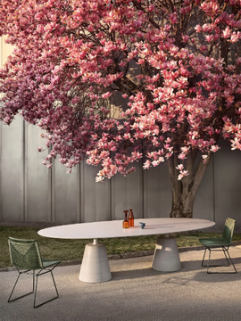 ROCK TABLE - Oval table by MDF Italia - view 3
